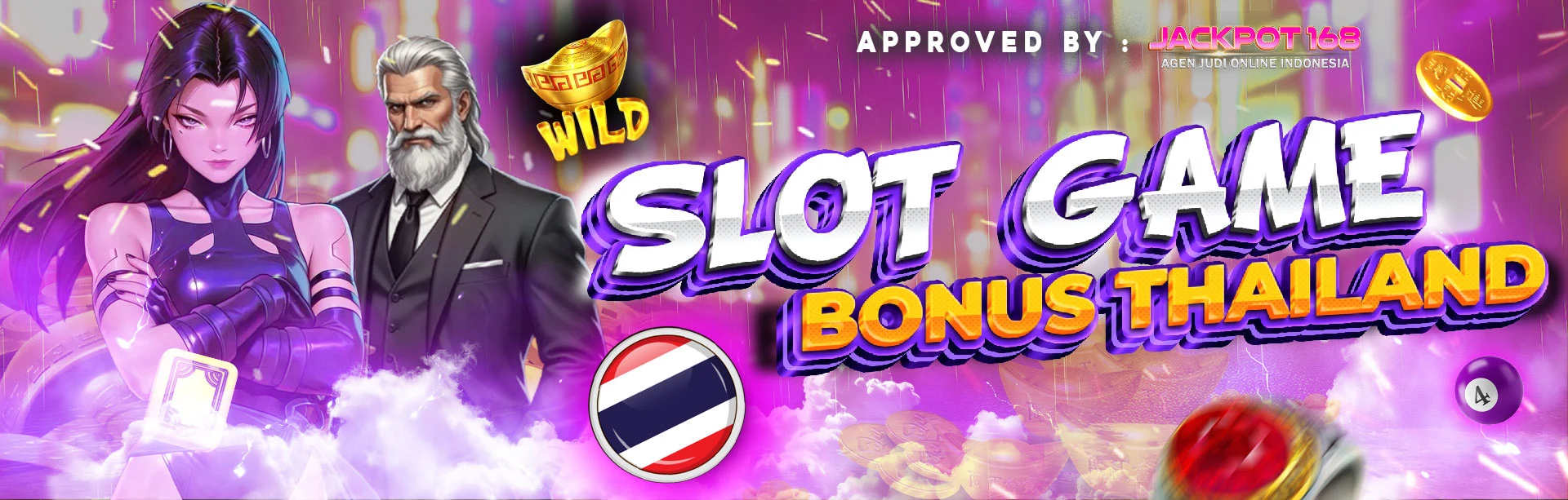 HUJAN77 Banner Slot Online